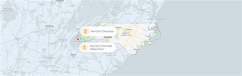 nc casinos map|CASINOS in NORTH CAROLINA (NC) .